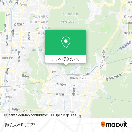 御陵大谷町地図