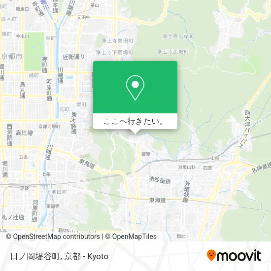 日ノ岡堤谷町地図