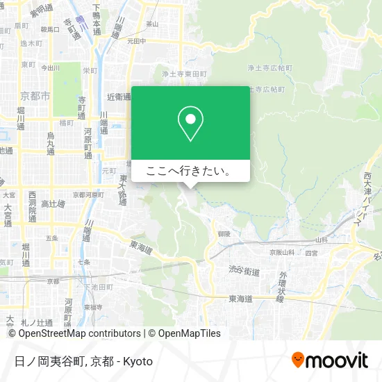 日ノ岡夷谷町地図