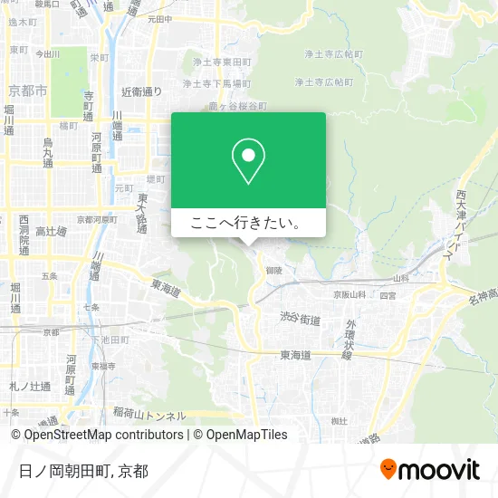 日ノ岡朝田町地図