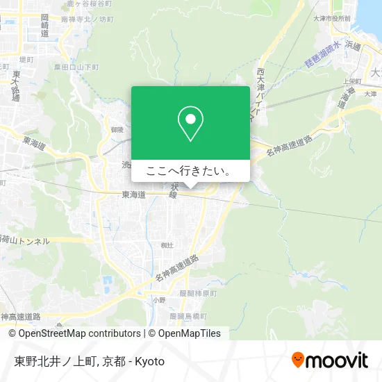 東野北井ノ上町地図