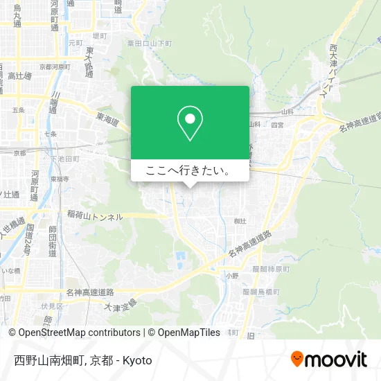 西野山南畑町地図