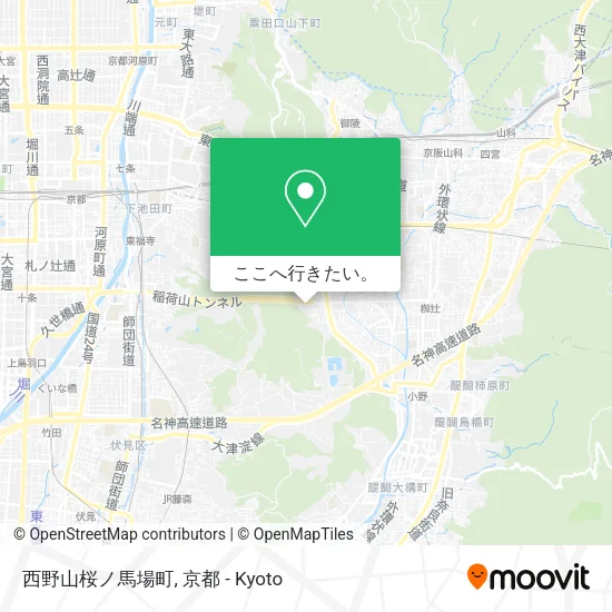 西野山桜ノ馬場町地図