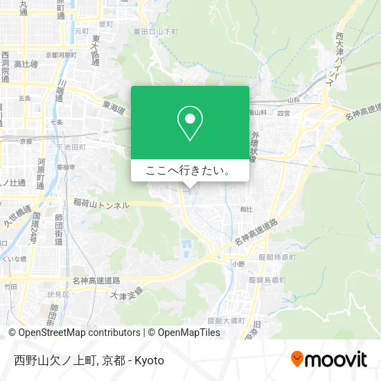 西野山欠ノ上町地図