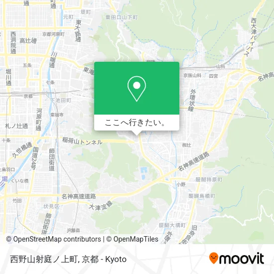 西野山射庭ノ上町地図