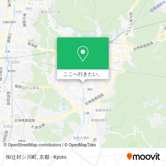 椥辻封シ川町地図