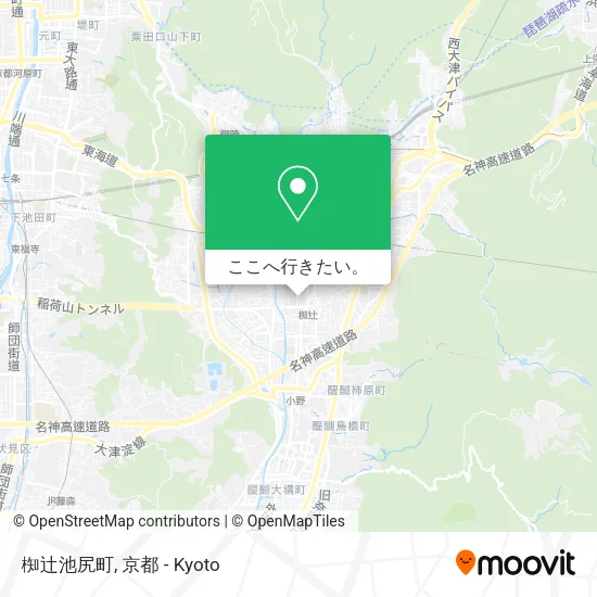 椥辻池尻町地図