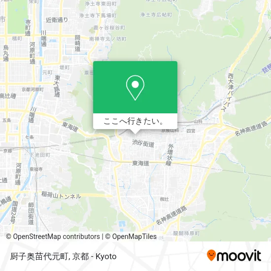 厨子奥苗代元町地図