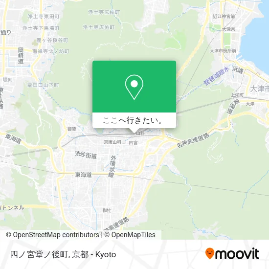 四ノ宮堂ノ後町地図