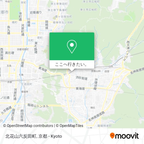 北花山六反田町地図