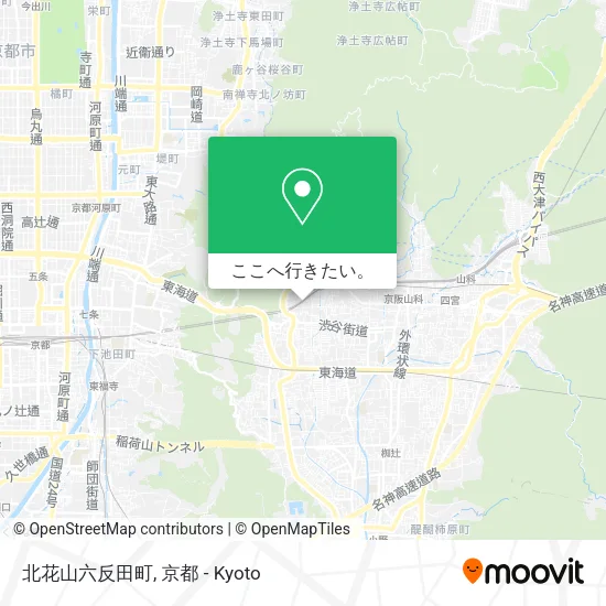 北花山六反田町地図