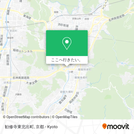 勧修寺東北出町地図