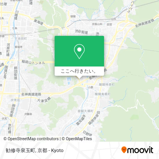 勧修寺泉玉町地図
