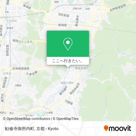勧修寺御所内町地図