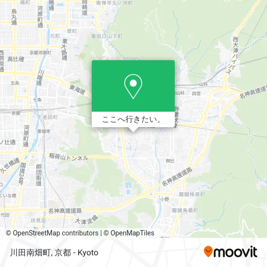 川田南畑町地図