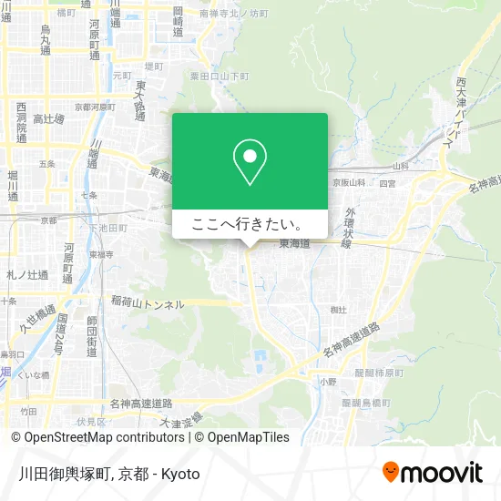 川田御輿塚町地図