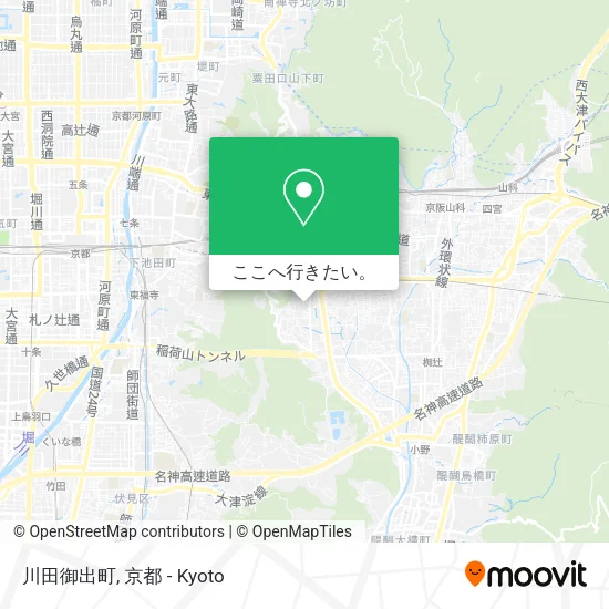 川田御出町地図