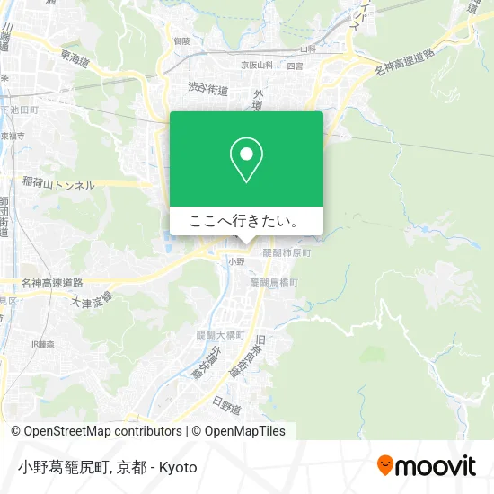 小野葛籠尻町地図