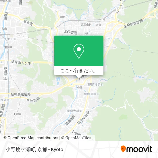 小野蚊ケ瀬町地図