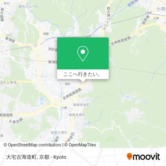 大宅古海道町地図