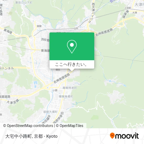 大宅中小路町地図