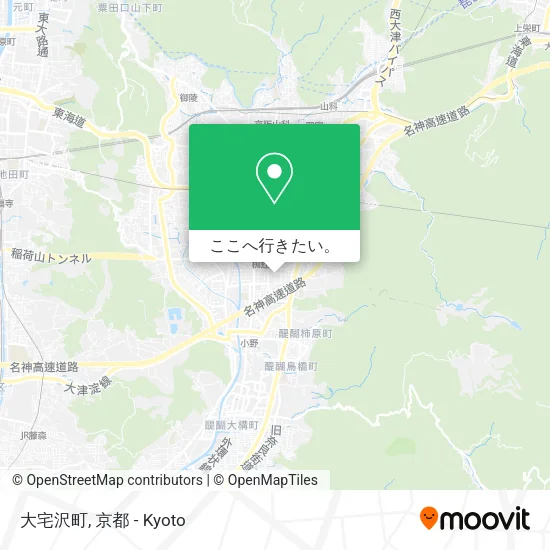 大宅沢町地図