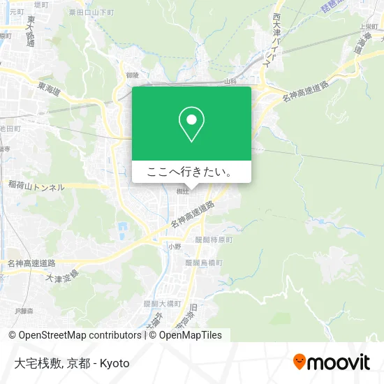大宅桟敷地図