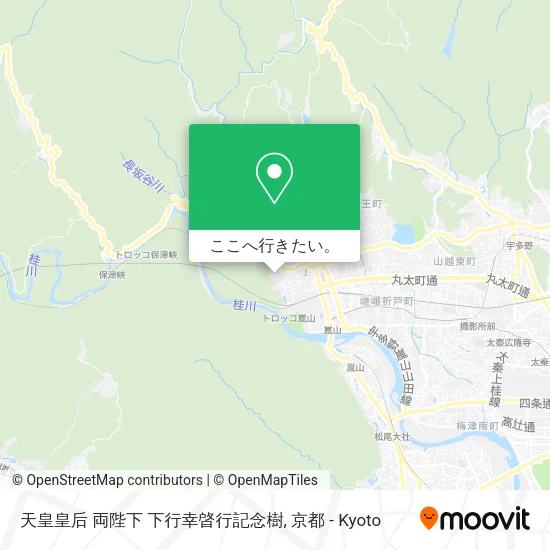 天皇皇后 両陛下 下行幸晵行記念樹地図