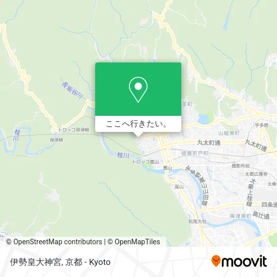 伊勢皇大神宮地図