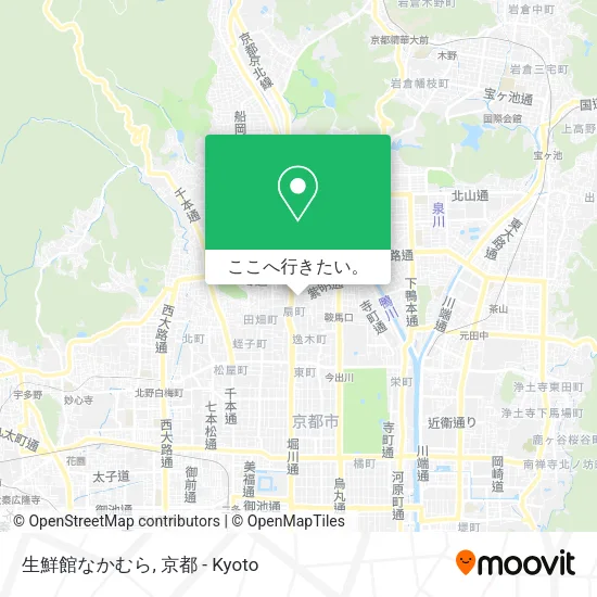 生鮮館なかむら地図