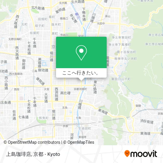 上島珈琲店地図