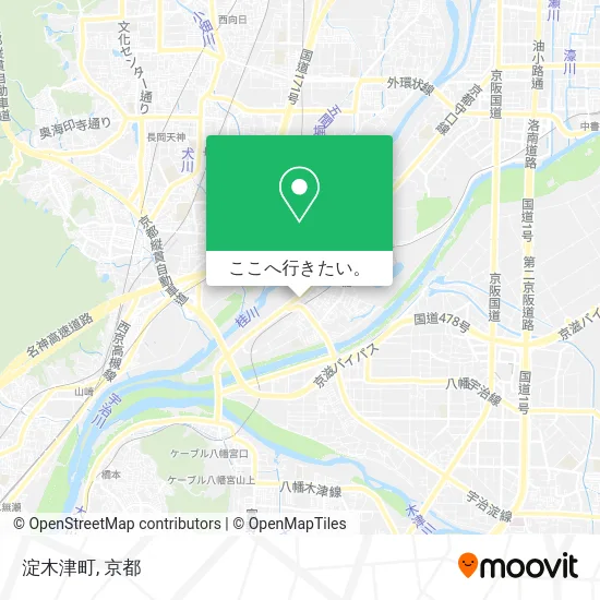 淀木津町地図