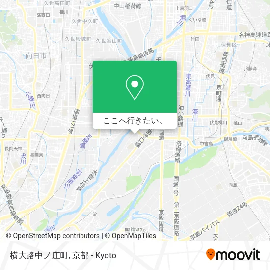 横大路中ノ庄町地図