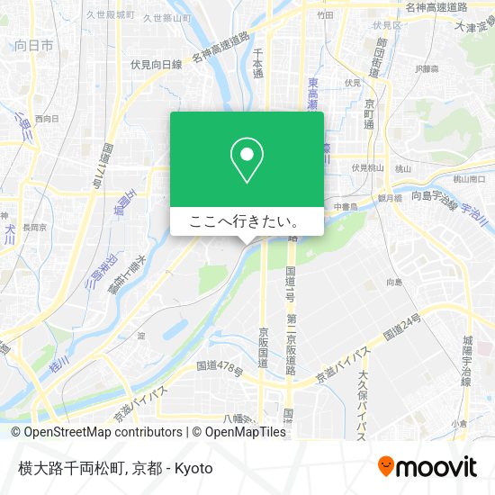 横大路千両松町地図