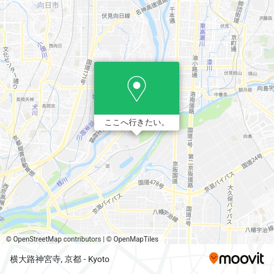 横大路神宮寺地図