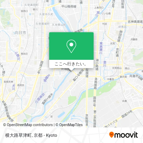 横大路草津町地図