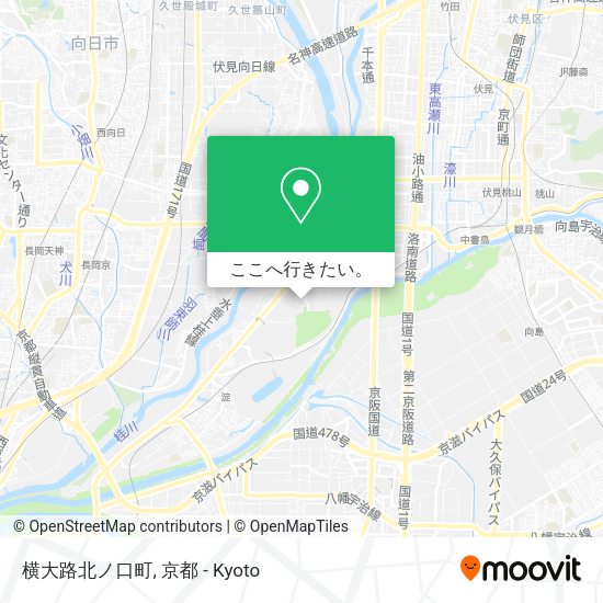 横大路北ノ口町地図