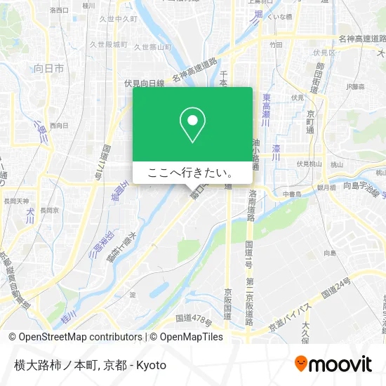 横大路柿ノ本町地図