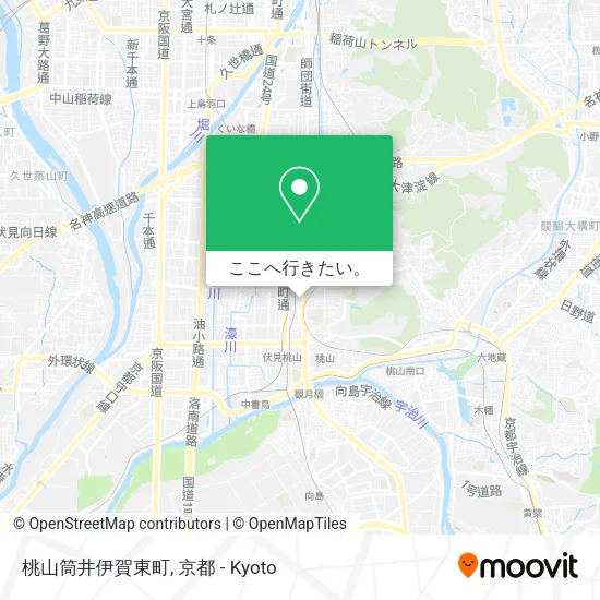 桃山筒井伊賀東町地図