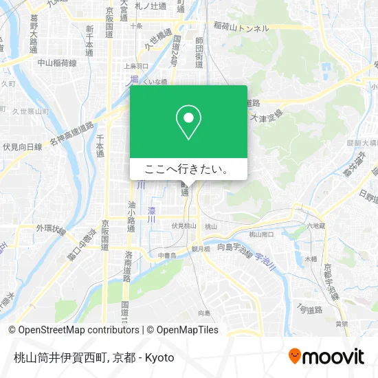 桃山筒井伊賀西町地図