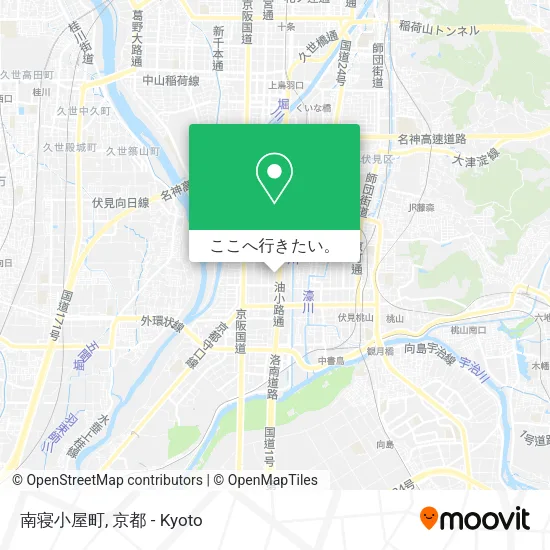 南寝小屋町地図