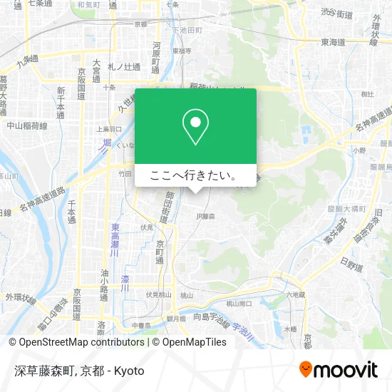 深草藤森町地図