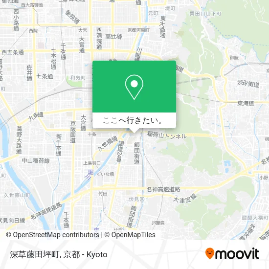 深草藤田坪町地図