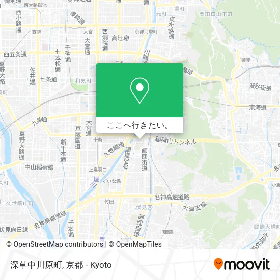 深草中川原町地図