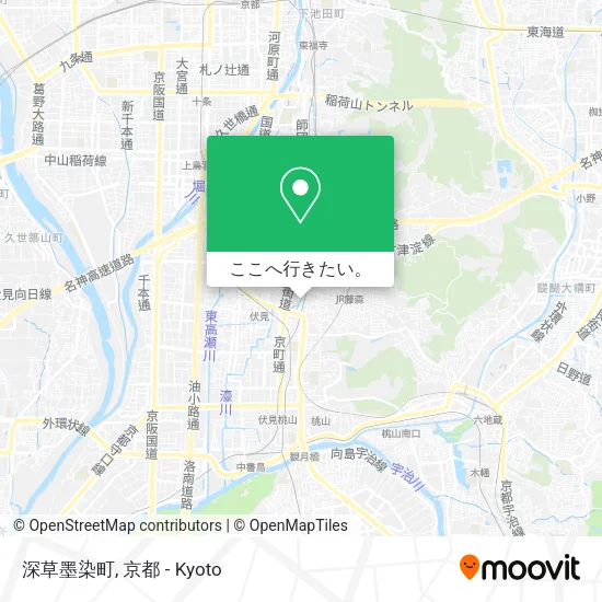 深草墨染町地図