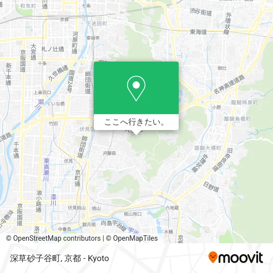 深草砂子谷町地図