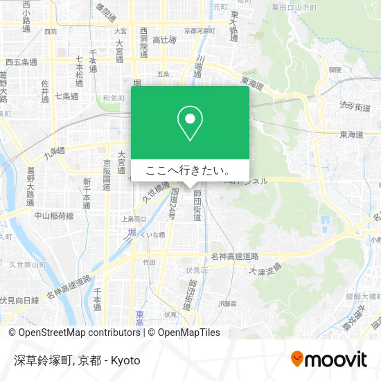 深草鈴塚町地図