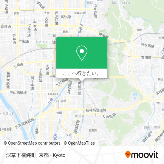 深草下横縄町地図