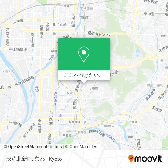 深草北新町地図