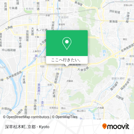 深草枯木町地図